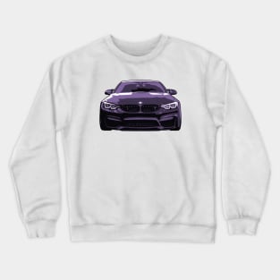 Purple BMW M4 Illustration Crewneck Sweatshirt